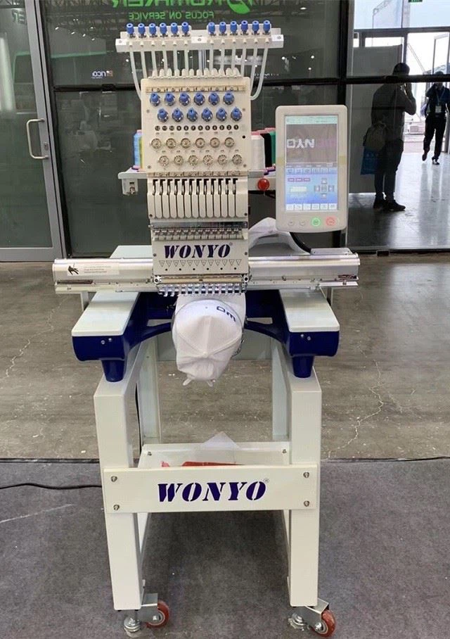 Single Head Industril Embroidery Machine For Cap T Shirts Bags